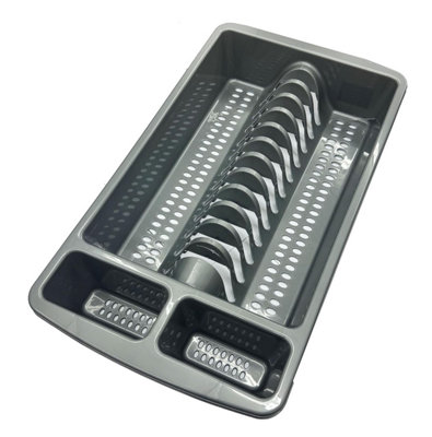 Silver Rectangular Washing Up Bowl & Dish Rack Sets Ideal For Kitchens ...