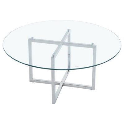 Freedom furniture deals glass coffee table