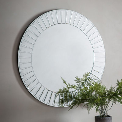 Silver Round Wall Mirror - SE Home | DIY at B&Q
