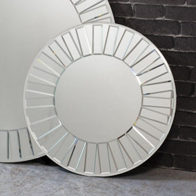 Silver Round Wall Mirror - SE Home
