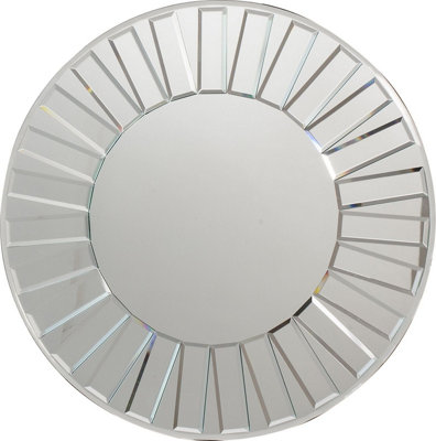 Silver Round Wall Mirror - SE Home