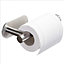 Silver Self Adhesive Wall Mounted Stainless Steel Toilet Paper Roll Holder