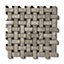 Silver Shadow Marble Basket Weave Mosaic Tile 30.5 x 30.5cm, Sold Per Tile