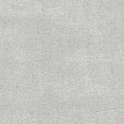Silver Shaggy ,Modern Plain Rug for Dining Room-80cm X 150cm