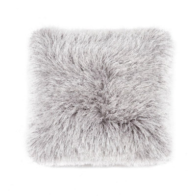 Silver Shaggy Rug, Anti-Shed Plain Rug, Modern Luxurious Rug for Bedroom, Living Room, & Dining Room-80cm X 150cm