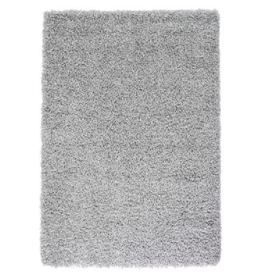 Silver Thick Shaggy Rug - California - 80x150cm (2'8"x5')