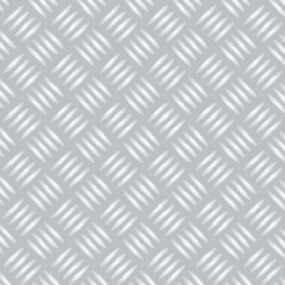 Silver Tred Plate Vinyl Flooring 2m x2m (4m2)