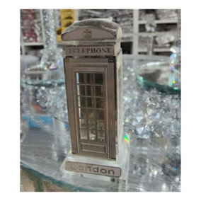 Silver Vintage Phone Booth Tabletop