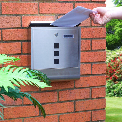 Stainless Steel Wall Mounted Mailboxes | Modern Stainless Hardware - View #3
