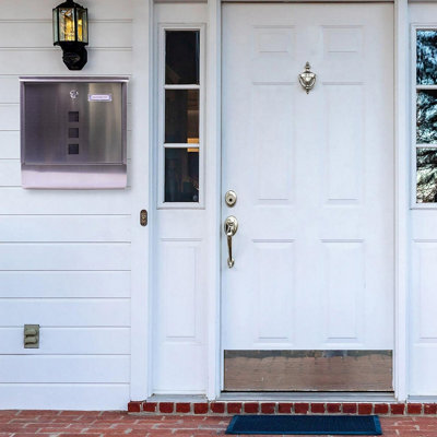 Gedotec Newspaper Flap Silver Mail Slot Letter Flap Stainless