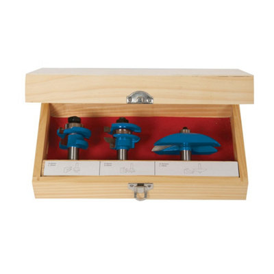 Silverline - 1/2" TCT Panel Door Bit Set 3pce - 1/2"
