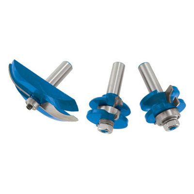 Silverline 1/2" TCT Panel Door Bit Set 3Pce - 4