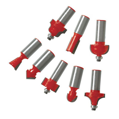 Silverline - 1/2" TCT Router Bit Set 30pce - 1/2" - 3