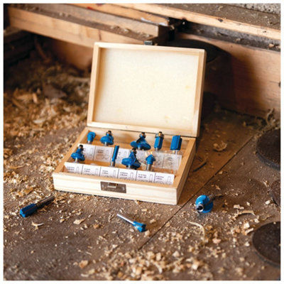 Silverline 1/4" TCT Router Bit Set 12Pce - 3