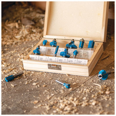 Silverline 1/4" TCT Router Bit Set 12Pce - 5