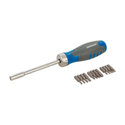 Silverline 12in1 MultiBit Ratchet Screwdriver 12in1 DIY at B&Q