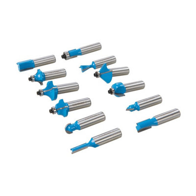 Silverline 12mm TCT Router Bit Set 12Pce - 4