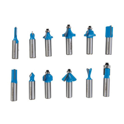 Silverline 12mm TCT Router Bit Set 12Pce - 5