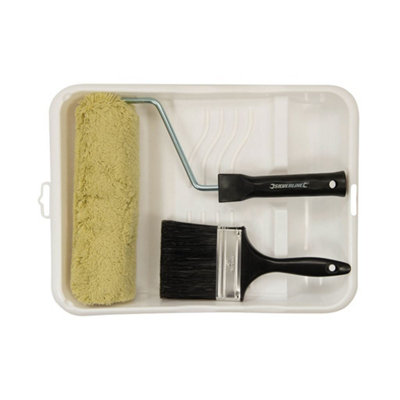 Faithfull Masonry Mini Roller Refills – 100mm (4in) Twin Pack For Rough Surfaces & Masonry Paints