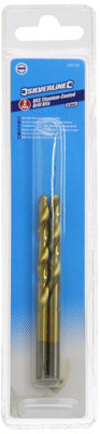 Silverline (509102) HSS Titanium-Coated Drill Bits 2pk 6.0mm