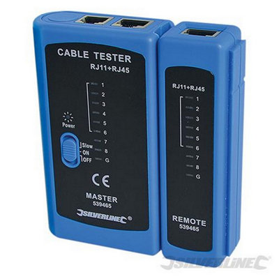 Silverline (539465) LAN Tester RJ11 RJ12 & RJ45