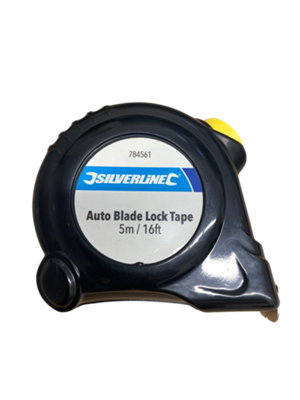 Silverline 5mtr Auto Lock Tape Measure