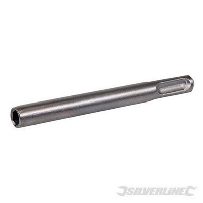 Silverline (656600) SDS Plus Bit Holder 100mm - 1/4" Hex