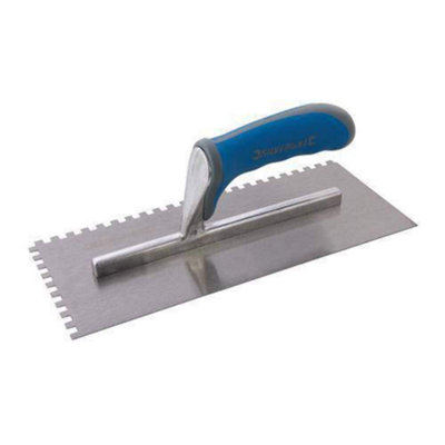 Silverline Adhesive Trowel Soft-Grip - 280 x 120mm - 6mm Teeth