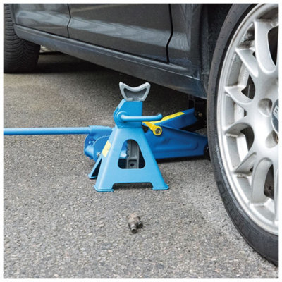 Silverline Axle Stand Set 2pce - 6 Tonne