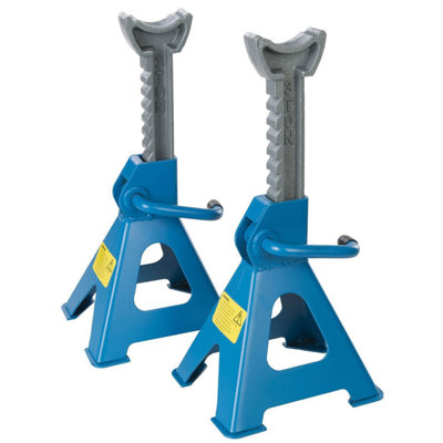Silverline Axle Stand Set 2pce 763620 Workshop Equipment 3 Tonne