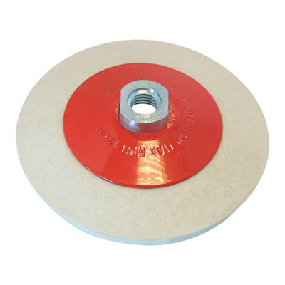 Silverline - Bevelled Felt Buffing Wheel - 115mm