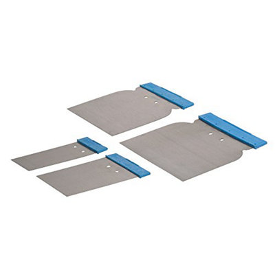 Silverline Body Filler Application Set 4pce - 50, 80, 100 & 120mm
