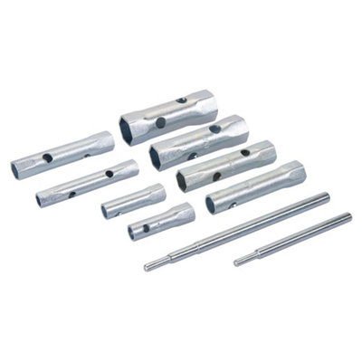 Silverline 589709 6-Piece Metric Tubular Box Spanner Set - 8mm To 19mm, Lifetime Guarantee