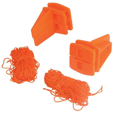 Silverline Brick Line Blocks Set Orange (One Size)