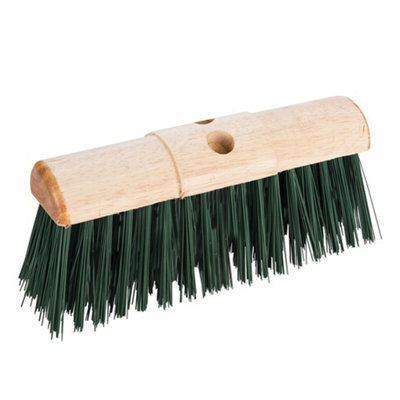 Silverline Broom PVC Saddleback Raised Centre - 330mm (13")