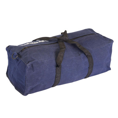 Silverline Canvas Heavy Duty TB50 Blue Tool Bag With Handles