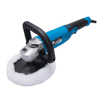 SILVERLINE CAR POLISHER 180MM 1200W & SANDER POLISHING MACHINE BUFFER 264569