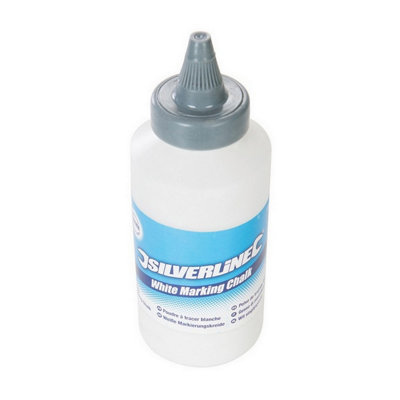 Silverline (CB63W) White Marking Chalk 250g