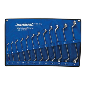 Silverline - Deep Offset Ring Spanners Set 12pce - 6 - 32mm