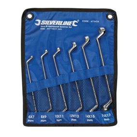 Silverline - Deep Offset Ring Spanners Set 6pce - 6 - 17mm