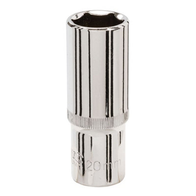 Silverline - Deep Socket 1/2" Drive 6pt Metric - 20mm