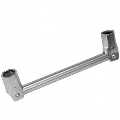Silverline Double-Ended Scaffold Spanner 101528 Hand Tools 7/16" & 1/2" - 3