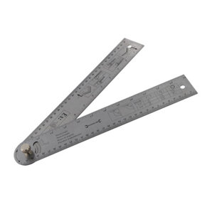 Silverline - Easy Angle Protractor Rule - 600mm