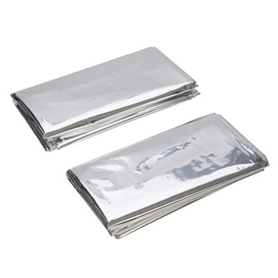 Silverline Emergency Blanket 2Pk