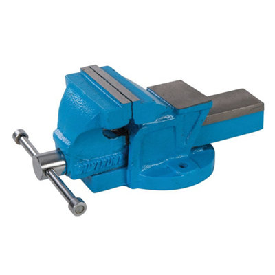 Silverline - Engineers Workshop Vice 100mm (4") - Jaw Capacity 100mm  / 5kg