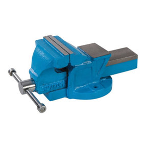 Silverline - Engineers Workshop Vice 100mm (4") - Jaw Capacity 100mm  / 5kg