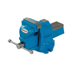 Silverline - Engineers Workshop Vice 100mm (4") - Jaw Capacity 100mm / 8kg