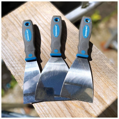 Silverline - Expert Filler Scrapper Set 3pce - 50, 75 & 100mm