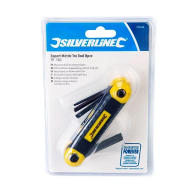Silverline Expert Metric Trx Tool (Pack of 8) Yellow/Black (One Size)