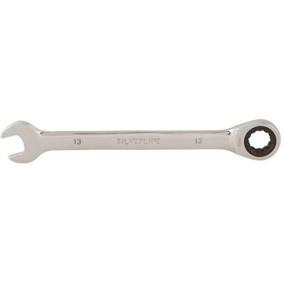 Silverline Fixed Head Ratchet Spanner 245073 Hand Tools 13mm DIY at B&Q